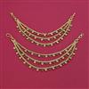 Antique Multi Layer Ear Chain with Gold Plating