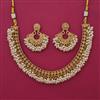 Antique Pearl Necklace with Gold Plating