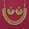 Antique Pearl Necklace with Gold Plating