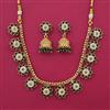 Antique Pearl Necklace with Gold Plating