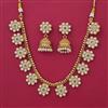 Antique Pearl Necklace with Gold Plating
