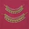 Antique Multi Layer Ear Chain with Matte Gold Plating