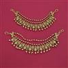 Antique Multi Layer Ear Chain with Matte Gold Plating