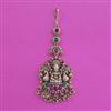 Antique Temple Tikka with Matte Gold Plating