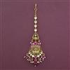 Antique Pearl Tikka with Matte Gold Plating