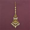 Antique Pearl Tikka with Matte Gold Plating