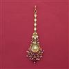 Antique Pearl Tikka with Matte Gold Plating