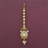 Antique Pearl Tikka with Matte Gold Plating