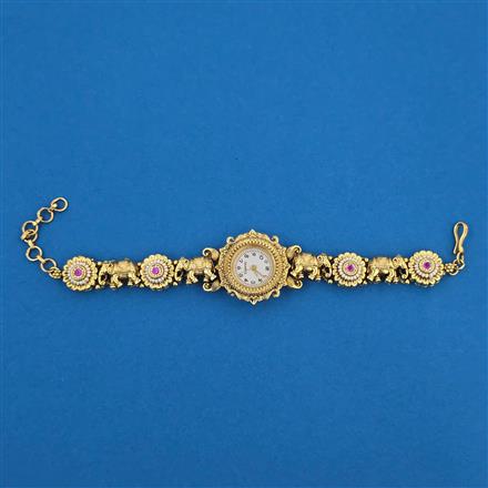 Antique Pearl Watch With Gold Plating