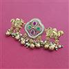Antique Adjustable Ring with Matte Gold Plating