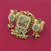 Antique Adjustable Ring with Matte Gold Plating