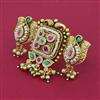 Antique Adjustable Ring with Matte Gold Plating