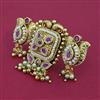 Antique Adjustable Ring with Matte Gold Plating