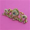 Antique Adjustable Ring with Matte Gold Plating