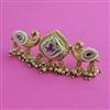 Antique Adjustable Ring with Matte Gold Plating
