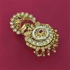 Antique Adjustable Ring with Matte Gold Plating