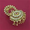 Antique Adjustable Ring with Matte Gold Plating
