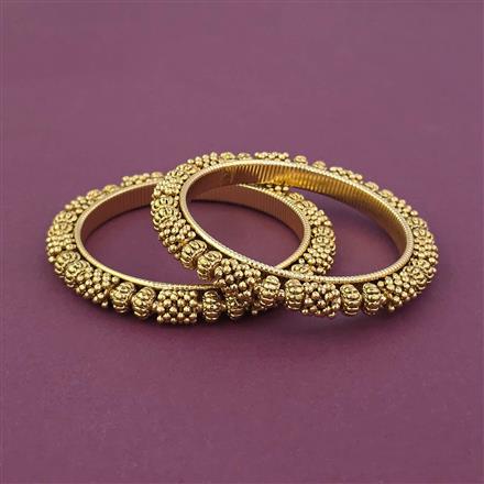 Antique Pearl Bangles with Gold Plating