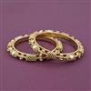 Antique Pearl Bangles with Gold Plating