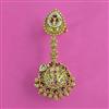 Antique Adjustable Ring with Matte Gold Plating