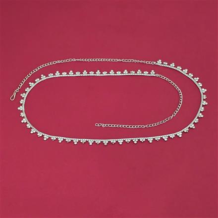Antique Delicate Belt with Rhodium Plating