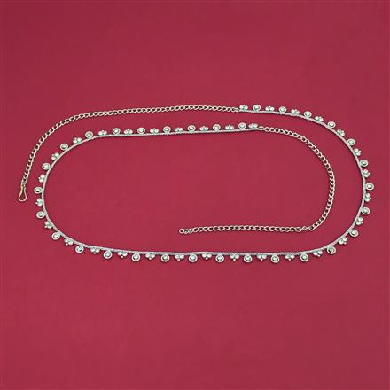 Antique Delicate Belt with Rhodium Plating
