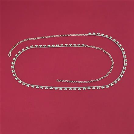 Antique Delicate Belt with Rhodium Plating