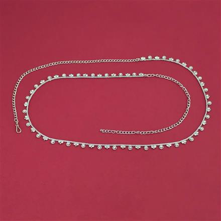 Antique Delicate Belt with Rhodium Plating