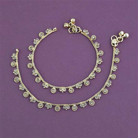 Antique Baby Payal with Gold Plating