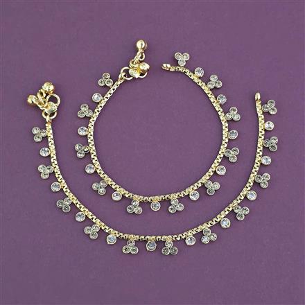 Antique Baby Payal with Gold Plating