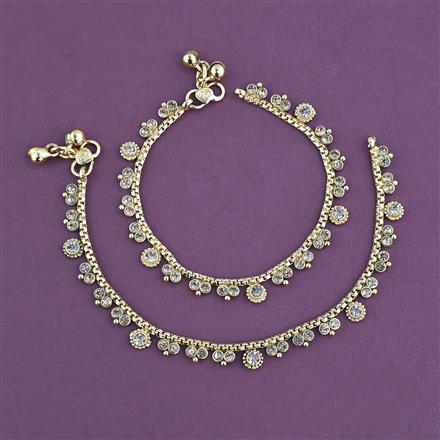 Antique Baby Payal with Gold Plating