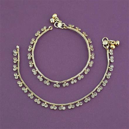 Antique Baby Payal with Gold Plating