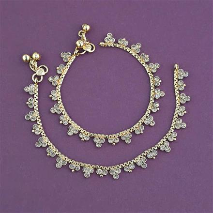Antique Baby Payal with Gold Plating