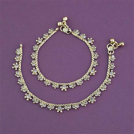 Antique Baby Payal with Gold Plating
