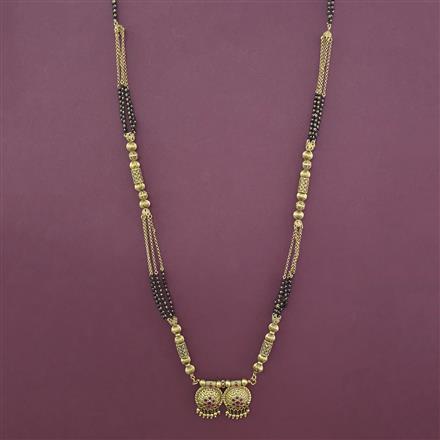 Antique Long Mangalsutra with Gold Plating
