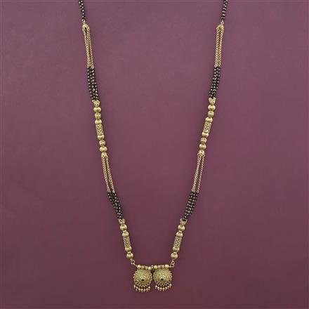 Antique Long Mangalsutra with Gold Plating
