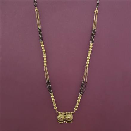 Antique Long Mangalsutra with Gold Plating