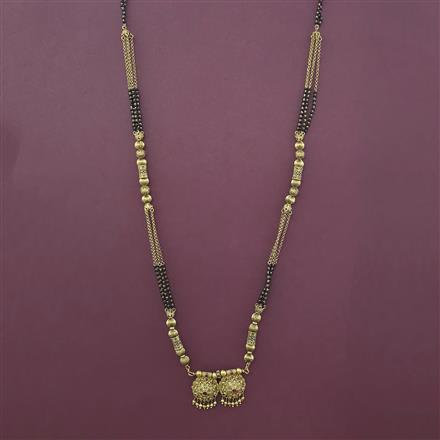 Antique Long Mangalsutra with Gold Plating