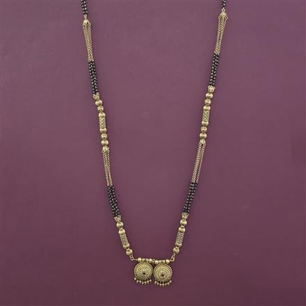 Antique Long Mangalsutra with Gold Plating