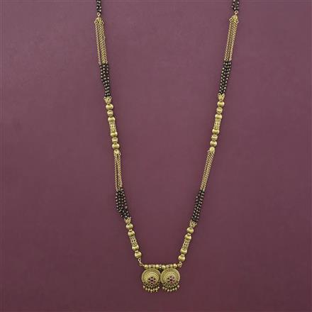 Antique Long Mangalsutra with Gold Plating