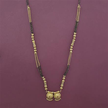 Antique Long Mangalsutra with Gold Plating