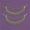 Antique Classic Ear Chain with Matte Gold Plating