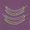 Antique Classic Ear Chain with Matte Gold Plating