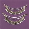 Antique Classic Ear Chain with Matte Gold Plating