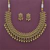 Antique Classic Necklace with Matte Gold Plating