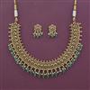 Antique Classic Necklace with Matte Gold Plating