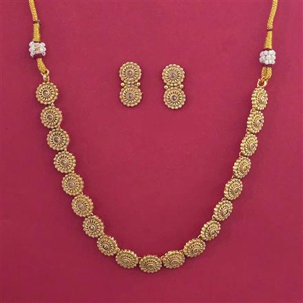 Antique Delicate Necklace with Gold Plating