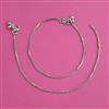 Antique Delicate Payal With Rhodium Plating