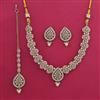Antique Pearl Necklace with Mehndi Plating