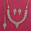 Antique Pearl Necklace with Mehndi Plating